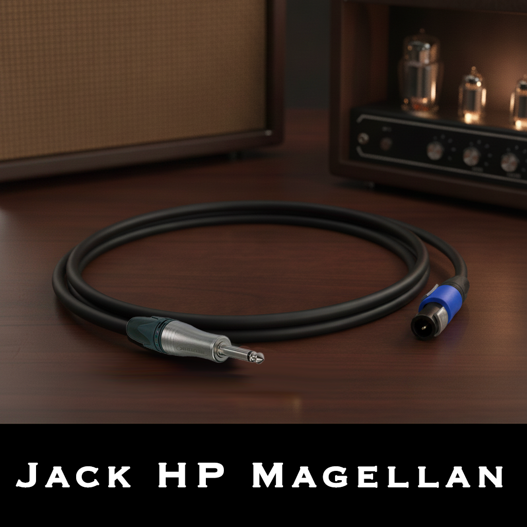 Jack  Magellan pour HP et ampli. Le puissant. (10cm, jack Neutrik XL NP2XL, jack Neutrik XL NP2XL)